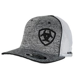 Ariat Heather Grey Black and White Mesh Back Cap Gift Selection