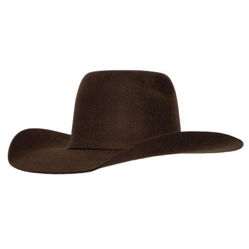 Ariat Boys Youth Chocolate Colored Wool Felt Cowboy Hat Exquisite Gifts