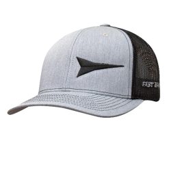 Fastback Grey and Black Meshback Cap Discount Store