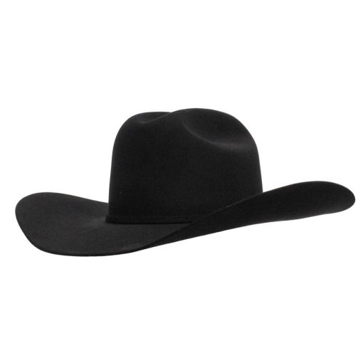 Rodeo King Low Rodeo 5x Black Felt Cowboy Hat Official