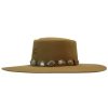 Black Leather Hat Band w/Horse Hair Exquisite Gifts