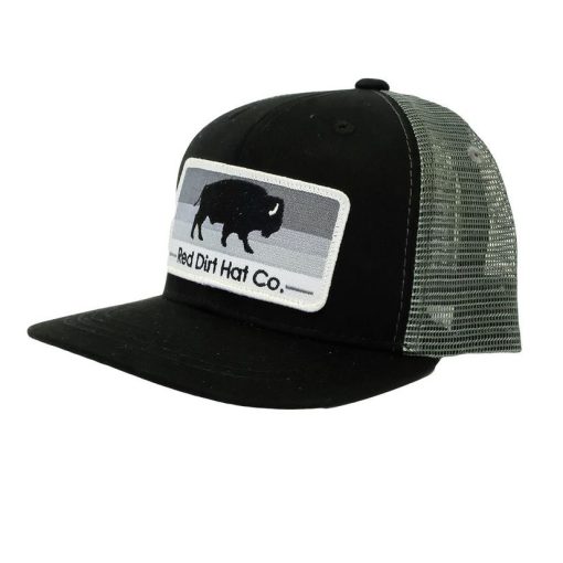Red Dirt Hat Stoney Black Buffalo Youth Cap Limited Edition