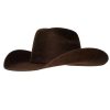 Ariat Black Wool Felt Hat with SELF Band and Buckle – Precreased