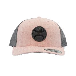 Hooey Blush Pink And Grey Trucker Cap Limited Edition