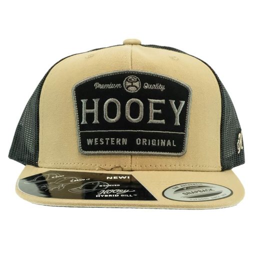 Hooey Trip Tan and Black Patch Meshback Cap Special Offers