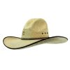 Brown 5/8″ Leather with Silver Conchos Hat Band XL Limited Edition