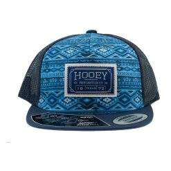 Hooey ‘Doc’ Blue Black with Blue White Rectangle Patch Youth Hat Store