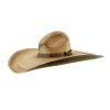 Charlie 1 Horse Hawaii Ya Natural and Black Straw Hat Gift Selection