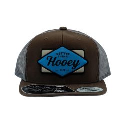Hooey Diamond Brown Grey 6Panel Trucker Youth Cap Fashion