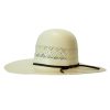 American Hat Company 4.5inch Brim Open Crown Natural Straw Hat