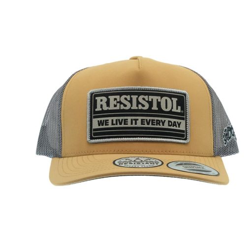 Hooey Resistol Tan Grey 5Panel Trucker Cap Gift Selection