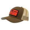 Dale Brisby Just Ranchin Light Denim and White Meshback Cap Quality Guarantee