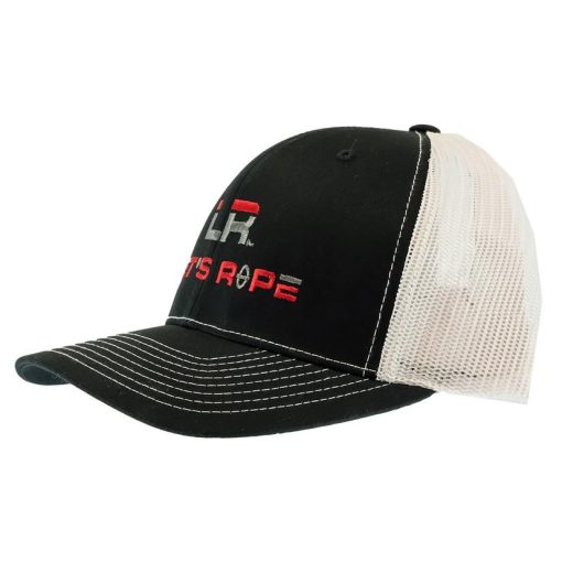 Let’s Rope Black and White Meshback Cap Quality Guarantee