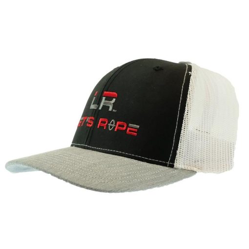 Let’s Rope Black and Heather Grey with White Meshback Cap Discount Store