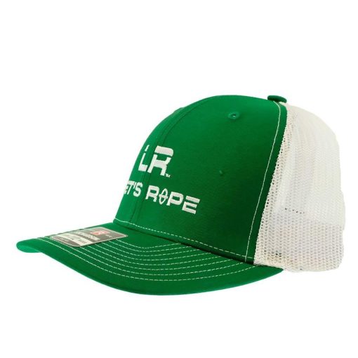 Let’s Rope Green and White Meshback Cap Quality Guarantee