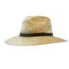 STT Custom Open Crown Bangora 4.25″ Brim with Drilex Natural Straw Hat Discount Online