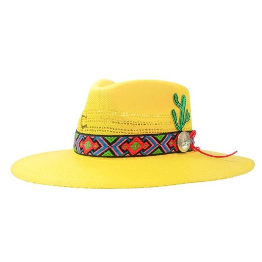 Charlie 1 Horse Mariachi Yellow Straw Hat Store