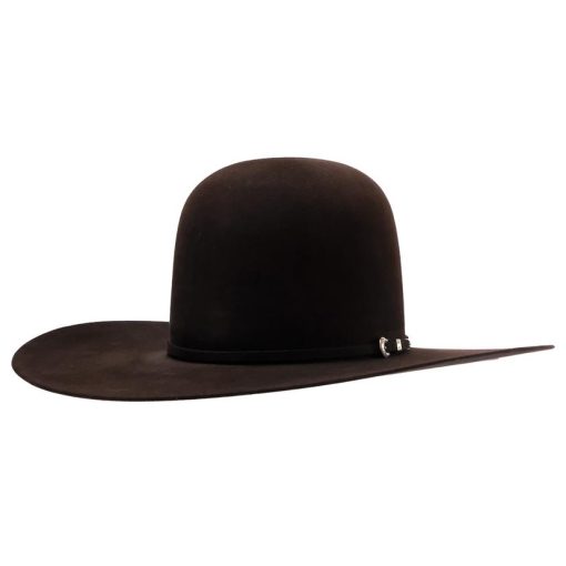 South Texas Tack 10X Horseman Black Cherry 4.5″ Brim Open Crown Felt Hat Discount Online