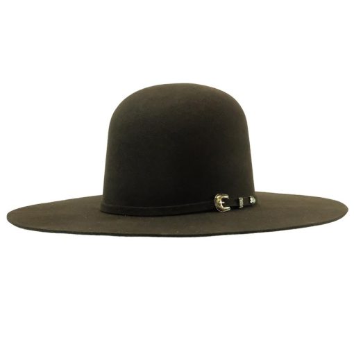 Resistol Brockton Chocolate 4.25″ Brim Open Crown Felt Youth Hat