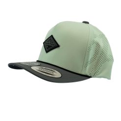Hooey Habitat Teal Trucker with Grey and Black Diamond Patch Cap Gift Selection