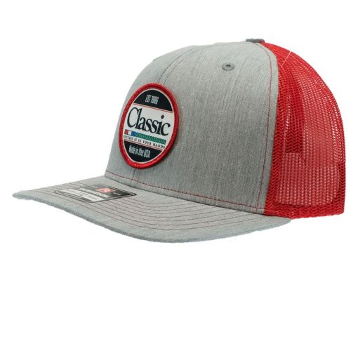 Classic Rope Heather Round Patch Logo Cap Discount Online