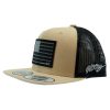 Hooey Strap Roughy Tan Brown 6Panel Trucker Youth Cap Official