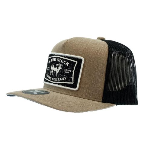 Hooey Rank Stock Rust Black 5Panel Trucker Men’s Hat Discounts