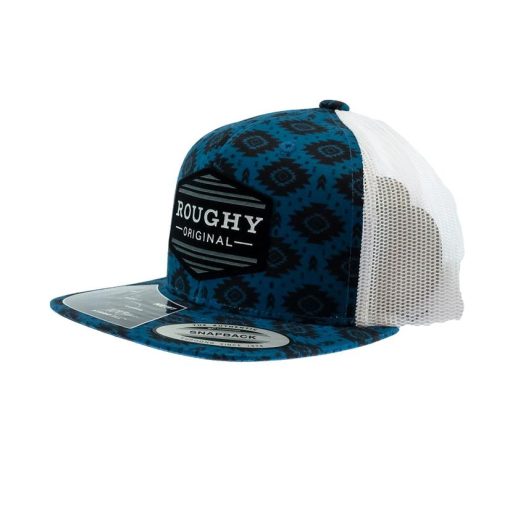 Hooey Tribe Roughy Blue White 6Panel Trucker Youth Cap Discount Store