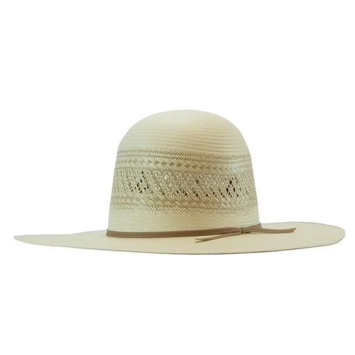 Serna 4.25″ Brim with Tan Cord Open Crown Natural Straw Hat Gift Selection