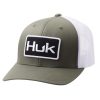 Huk Overcast Grey Running Lakes Straw Hat