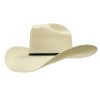Resistol Tuff Hedeman 3X Pay Window Black Felt Cowboy Hat Cut Price