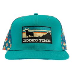 Dale Brisby Teal Rodeo Time Sunset Patch Santa Fe Meshback Cap Gift Selection
