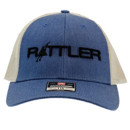 Rattler Rpe 3D Embroided Royal and Heather and Light Grey Meshback Cap Opening Sales