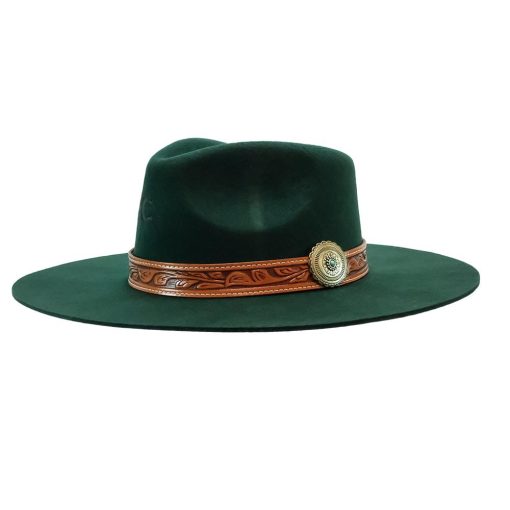 Charlie 1 Horse White Sands Green Felt Hat