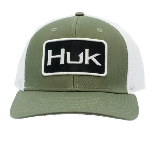 HUK Moss Solid Stretch Meshback Trucker Cap