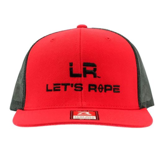 Let’s Rope Red Black Meshback Cap