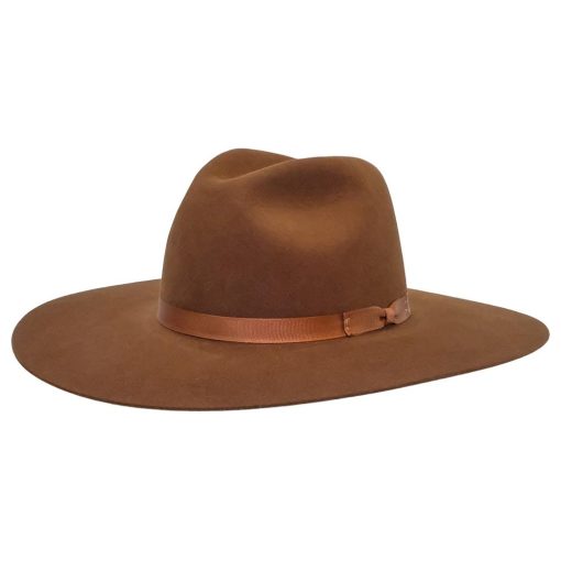 Rodeo King Tracker Precreased 7X 4″ Brim Rust Felt Hat
