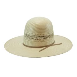 Serna 4.25″ Brim Open Crown Natural Straw Hat Exquisite Gifts